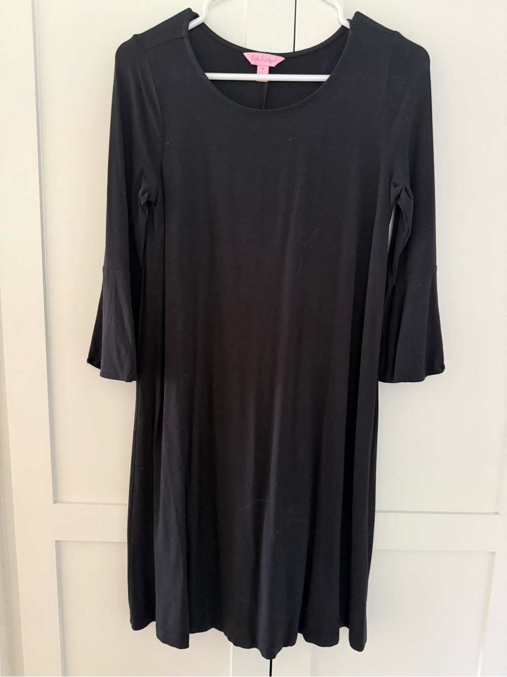 Lilly Pulitzer Black Scoop Neck Top